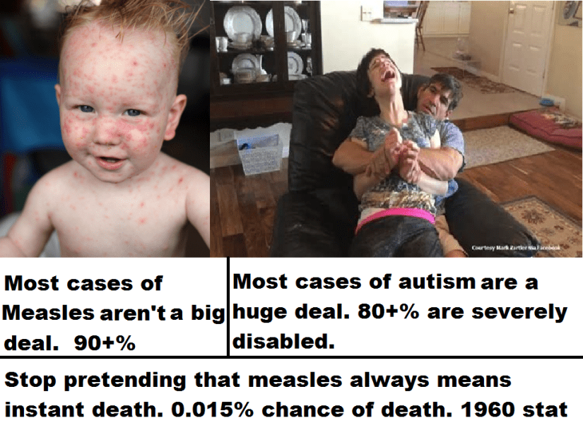 Vax measles vs autism